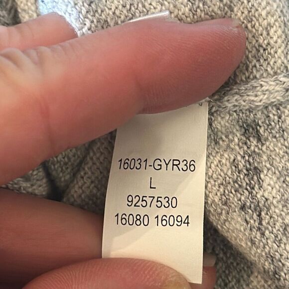 Bonobos Mens Cashmere Blend Quarter Zip Sweater Shirt size L Large Heather Gray - Picture 6 of 6